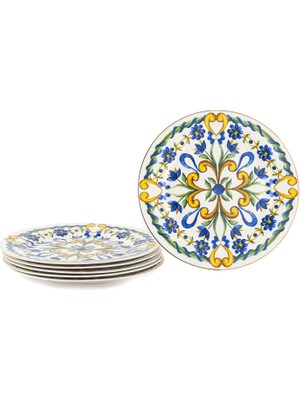 Mikasa Moor Provence Porselen 6'lı Servis Tabağı 27 cm