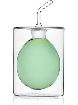 Ichendorf Milano Yeşil Cam Çift Duvarlı Yağdanlık 150 ml