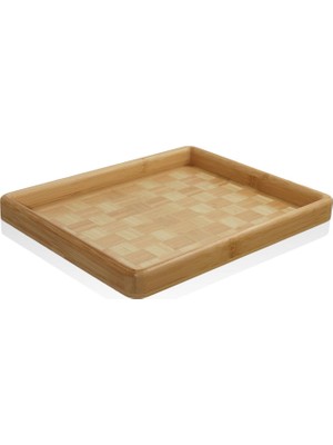 The Mia TPS0068 Wicker Bambu Tepsi