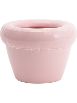 Home Stüdyo Pierre Bubblegum Gloss Açık Pembe Seramik Saksı