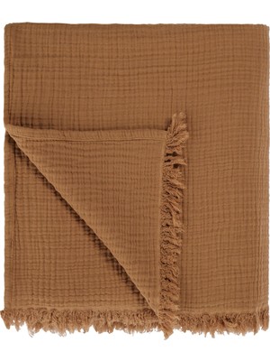 Barine Cocoon Taba %100 Pamuk King Size Yatak Örtüsü 240 x 260 cm