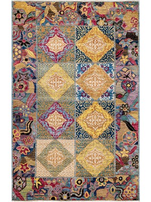 Borr Arts N Crafts Yün El Dokuma Halı 184X118 cm