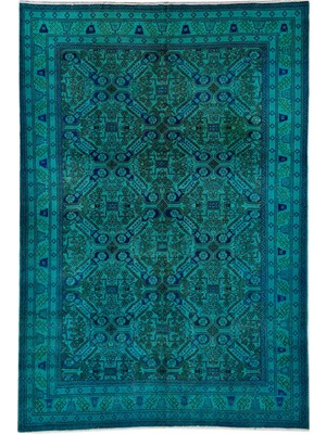 Borr Aqualis Vintage El Dokuma Yün Halı 277 x 195 cm