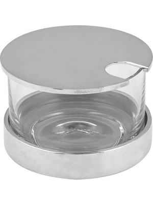 Robbe & Berking Silber Gümüş Kaplama Cam Reçellik