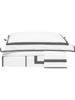 Valeron La Reve Antrasit Saten King Size Nevresim Takımı 240 x 220 cm