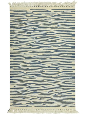 Soho Antiq Zeta Zebra Desenli El Dokuma Kilim 111 x 176 cm