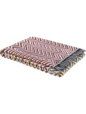 Missoni Home Antwan Siyah Desenli Yün Throw