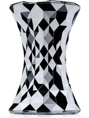 Kartell Stone Gümüş Tabure