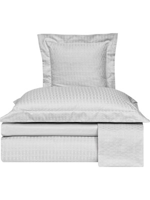Valeron Cole Gri Pamuklu Jakar Super King Size Nevresim Takımı 260 x 240 cm