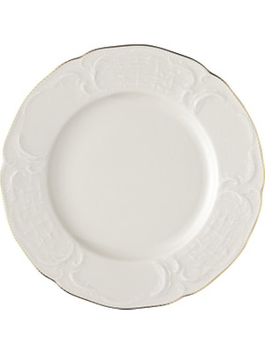 Rosenthal Sanssouci Elfenbein Gold Porselen Yemek Tabağı 26 cm