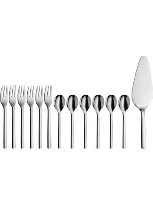 WMF Nuova 13 Parça Paslanmaz Çelik Pasta Seti