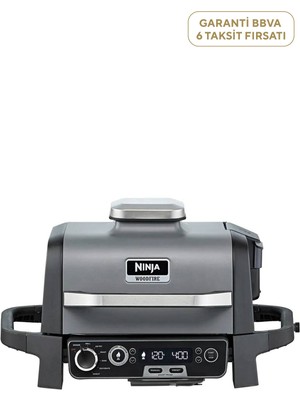 Ninja Woodfire Grill & Smoker Elektrikli Barbekü