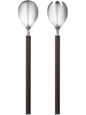 Georg Jensen Bernadotte 2li Ahşap Salata Servisi