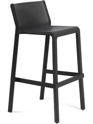 Nardi Trill Anthracite Istiflenebilir Bar Sandalyesi