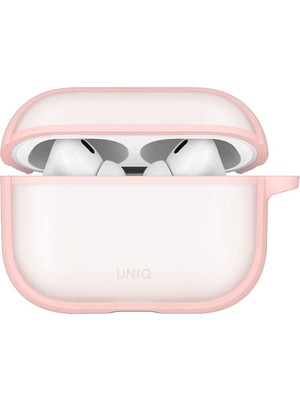 Uniq Veren Hang Airpods Pro 3 (3.nesil) Pembe Kulaklık Kılıfı