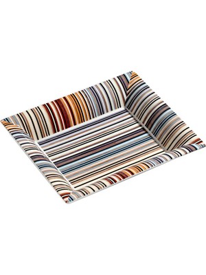 Missoni Home Jenkins Çizgi Desenli Porselen Tabak