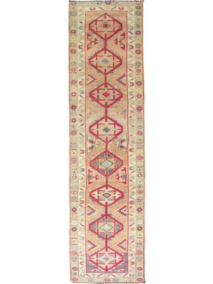 Soho Antiq Esmat El Dokuma Yün Herki Yolluk 84X366 cm