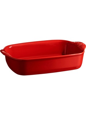 Emile Henry Kırmızı Seramik Dikdörtgen Fırın Kabı 30 cm
