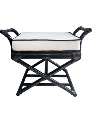 Bee Interiors Ottoman Rattan Tabure