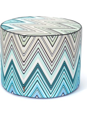 Missoni Home Kew Zikzak Desenli Puf