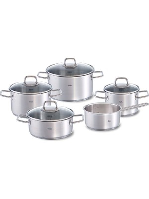 Fissler Viseo 5 Parça Çelik Tencere Seti