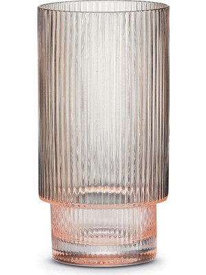 Pozzi Milano Modern Classic Pembe Cam 2'li Meşrubat Bardağı Seti