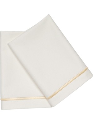 Meja Atelier Maya Ivory Pamuklu 2'li Peçete Seti