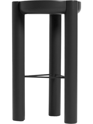 Yet Design Studio Pillar Siyah Bar Taburesi