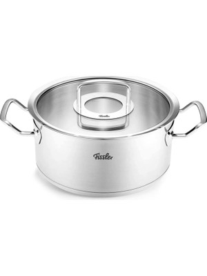 Fissler Original Profi Collection Cam Kapak Çelik Kısa Tencere 24 cm