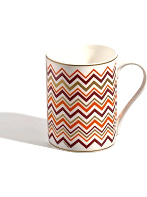 Missoni Home Iconic Desenli Porselen Kupa