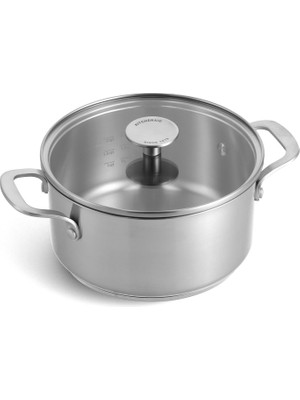 KitchenAid Çelik 3 Katlı Derin Tencere 20 cm