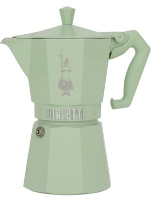 Bialetti Express Exclusive Yeşil 6 Cup Moka Pot