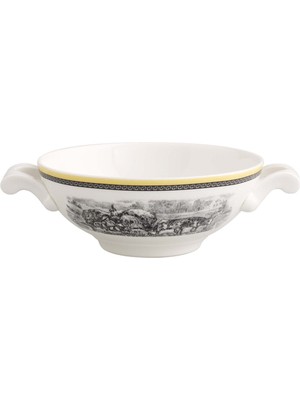Villeroy & Boch Audun Ferme Porselen Çift Kulplu Çorba Kasesi 18 cm