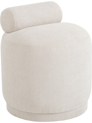 Solano Design Liso Beyaz Puf