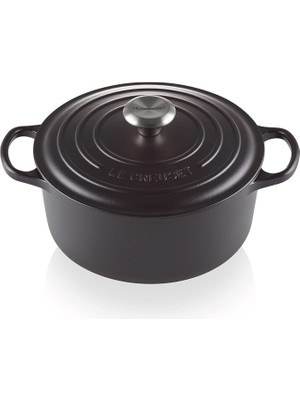 Le Creuset Imza Koleksiyonu Mat Siyah Döküm Tencere 20 cm