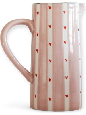 Lali Design En-Joy Pembe Porselen Sürahi