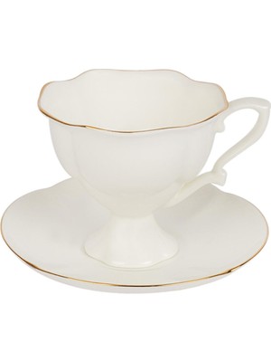Imperial Porcelain Golden Ribbon Porselen Kahve Fincanı