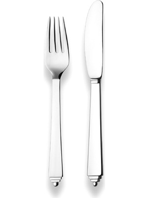 Georg Jensen Pyramid 8 Parça Çatal Bıçak Takımı