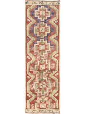 Soho Antiq Zinnia El Dokuma Kırmızı Herki Yolluk 135 x 424 cm