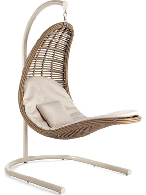 Vitello Christy Bej Rattan Bahçe Salıncağı