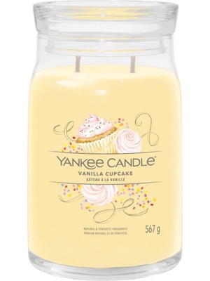 Yankee Candle Vanilla Cupcake Sarı Büyük Mum 567 G