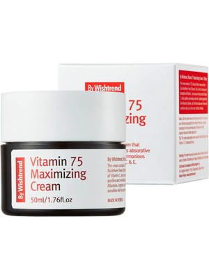 By Wishtrend Vitamin 75 Maximizing Cream C ve E Vitaminli Parlatıcı Yüz Kremi 50 ml