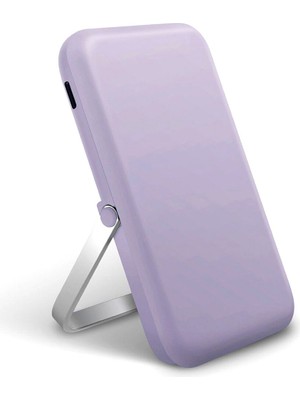 Uniq Hoveo Lila 5.000MAH Magsafe Standlı Powerbank