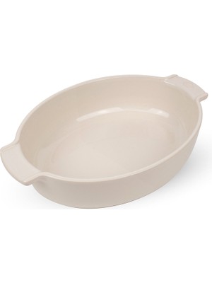 Peugeot Appolia Ekru Oval Fırın Kabı 31 cm
