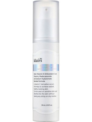 Klairs Freshly Juiced Vitamin Charging Serum Asitsiz %10 C Vitamini - Leke Önleyici Yaşlanma Karşıtı Serum 30ML