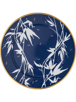 Rosenthal Turandot Lacivert Porselen Servis Tabağı 33 cm