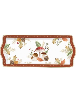Easy Life Autmn Breeze Porselen Sunum Tabağı 35 cm