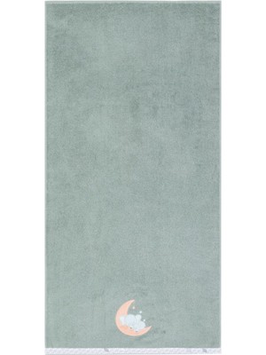 Gezenbebe Hero Elephant Nakışlı Bebek Banyo Havlusu 70 x 140 cm