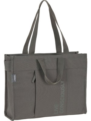 Lassig Tote Up Anthracite Bebek Bakım Seyahat Çantası