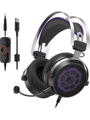 Fifine Ampligame H18V 7.1 Surround Usb/3.5mm Oyuncu Kulaklığı